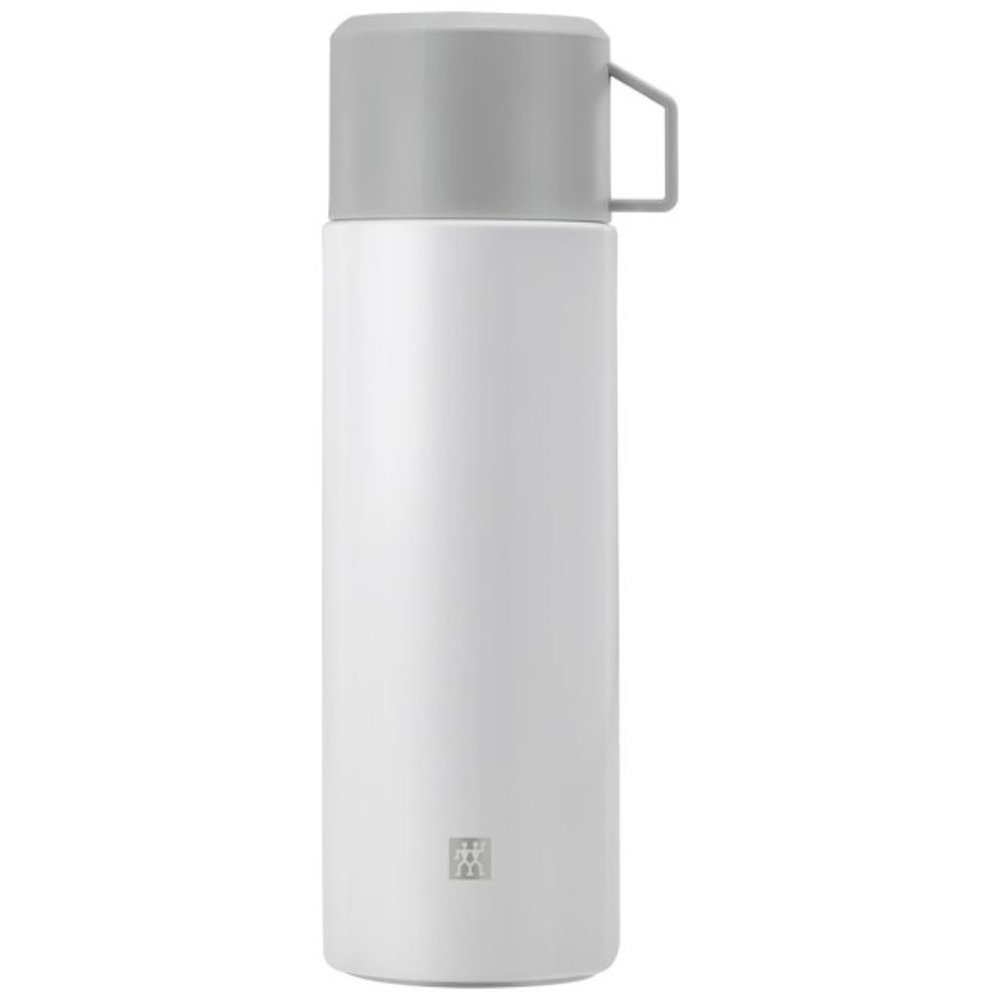 ZWILLING Thermo Beverage Bottle, 33.8 oz, Silver-White